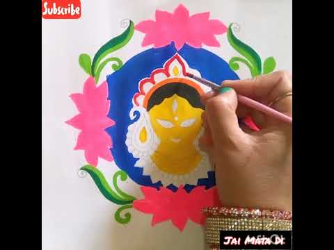 Navratri Special Durga Maa drawing #shots #paintings #drawing #navaratri #ytshorts