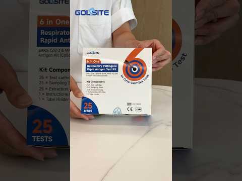 Unboxing #goldsite 6 in One Rapid antigen test kit.  goldsite快速檢測 #rapidtest #