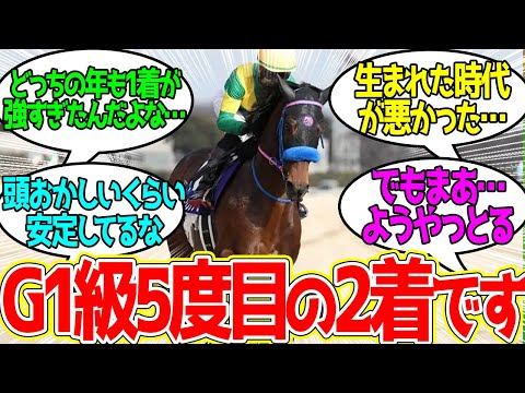 ウィルソンテソーロ ← ゴタゴタがあっても2着は確保するんだよなこの馬に対するみんなの反応！【競馬 の反応集】