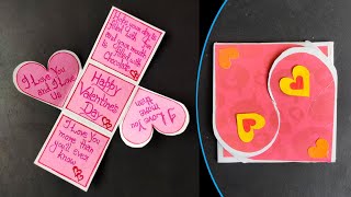 Valentines Day Card Making Very Easy | Valentines Day Card Making ideas Easy