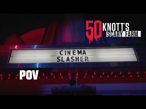 Knott's Scary Farm 50th Anniversary | Cinema Slasher Maze POV 2023