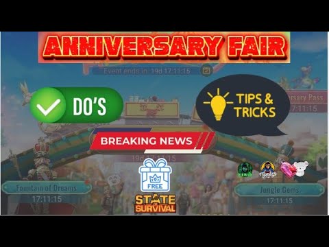 FREE Anniversary Event Hints for F2P Players in State of Survival!