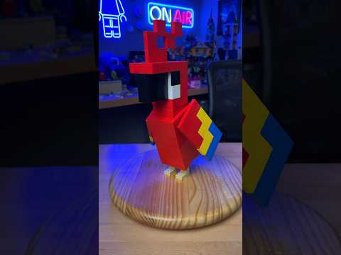 How to build a LEGO Minecraft Parrot like a pro… #shorts