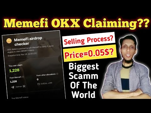 Memefi OKX Claiming Process | Memefi Price Prediction | Memefi Withdrawal