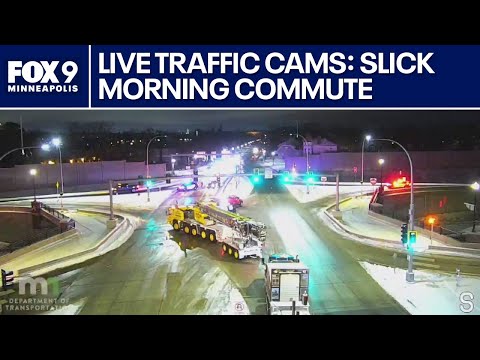 LIVE TRAFFIC CAMS | Minnesota roads after snowy Thursday