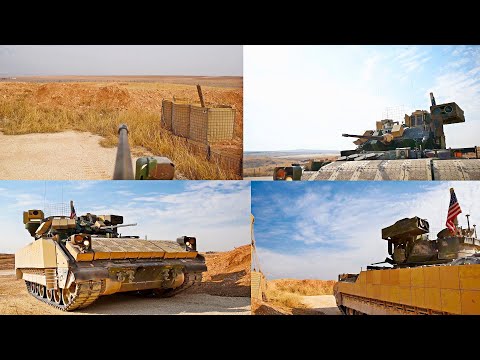 Northern Syria | Bradley FIGHTING Vehicle CREW Secures Perimeter! (Dec. 12, 2024)