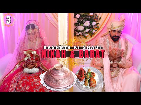 Exotic Kashmiri Wedding in Srinagar | Nikah & Baraat | India's Most Beautiful Wedding | Srinagar 🇮🇳