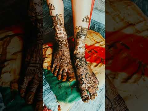 Bridal mehndi design#mehndi#mehndidesign#siyara#dulhanhendi#dulhanmehndi#bridalmehndi#viralvideo