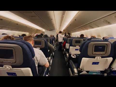 Airplane Interior | Copyright Free Video Footage