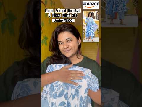 Floral Kurtaset from Amazon🌸#youtube #youtubeshorts #shorts #video #amazon #viralvideo #traditional