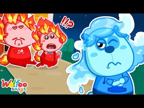 How to Make Friends - Fire vs Water Friendship Song | Kids Songs & Nursery Rhymes @WolfooFamilySongs