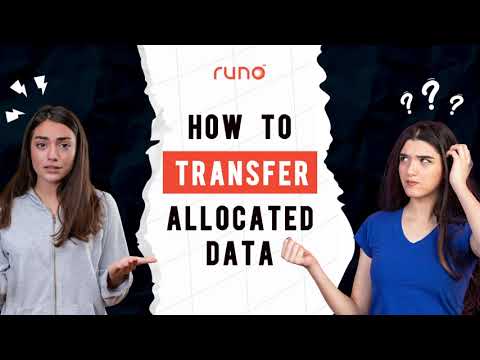 How to transfer allocated data | Web Version | Runo