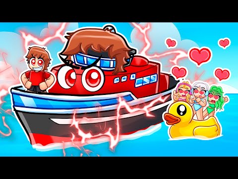 I Spent $100,000 On The Techy Boat In Roblox Shark Bite...