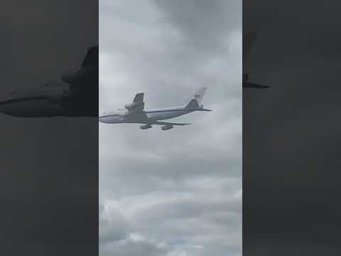 $220,000,000 DOOMSDAY PLANE ARRIVAL