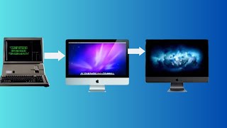 Evolution of Apple Computer design 1977 to 2022 imac and mac