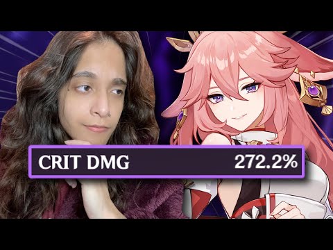 What 272% CRIT DAMAGE Looks Like In Genshin Impact | (Yae Miko Showcase)