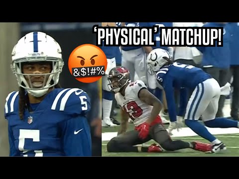 Stephon Gilmore Colts ‘DEBUT’ Vs Mike Evans 🤬 PHYSICAL! (WR vs CB) Buccaneers Vs Colts highlights