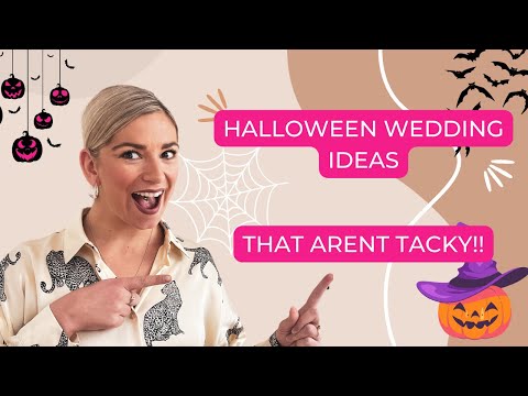 3 Halloween Themed Wedding Ideas