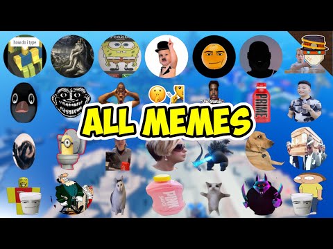 [ALL] How to get ALL MEMES in Find the Memes | Roblox