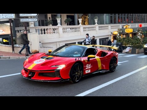 SF90 XX Livery Tribute to the Ferrari 499P in Monaco!!