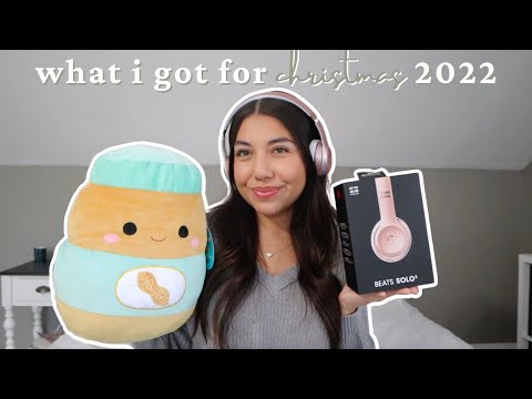 what i got for christmas 2022 | beats solo 3, squishmallows, olivia rodrigo merch