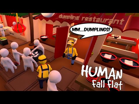 MINIONS CELEBRATE GREEN DRAGON LUNAR NEW YEAR 2024 in HUMAN FALL FLAT