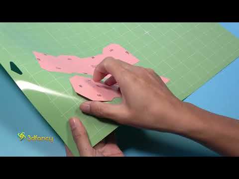 Comment couper un projet 3d papercraft avec cricut | Papercraft cricut projects