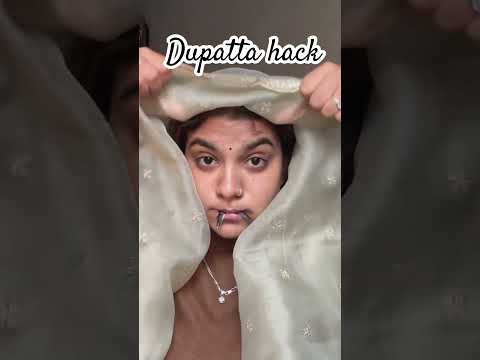 Lets try duppata hack 👀#hack #beutyhack #hairhack #duppata #newsong #punjabisong