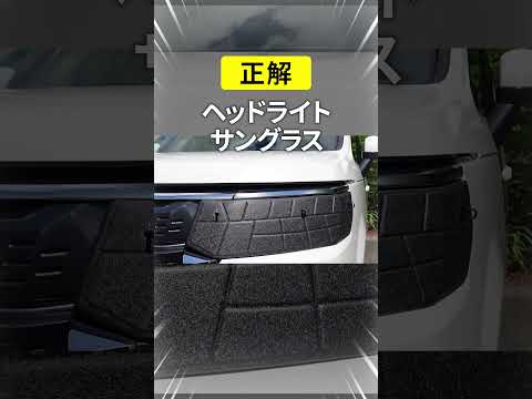 10年後まで綺麗に保つ工夫 #ステップワゴン #紫外線対策 #ヘッドライト #ヘッドライトサングラス