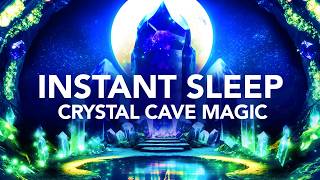 Guided Sleep Meditation, INSTANTLY Fall Asleep, Crystal Cave Sleep Journey