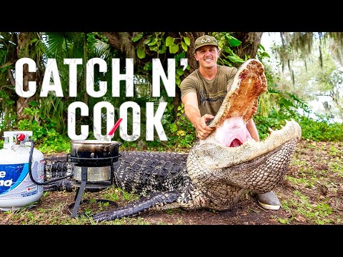 Hunting GIANT ALLIGATORS In FLORIDA!! (Chick-Fil-A Sauce Recipe!)