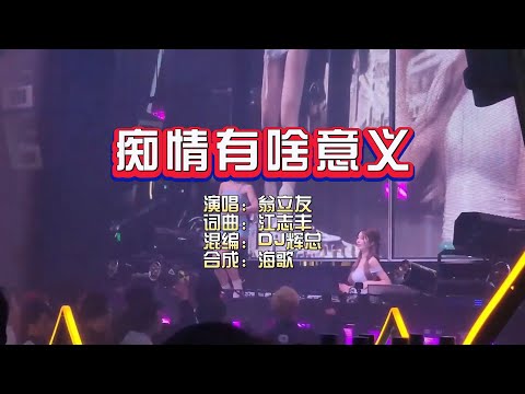 翁立友《痴情有啥意义》DJ辉总 ProgHouse Mix KTV 导唱字幕 （备有伴奏视频）