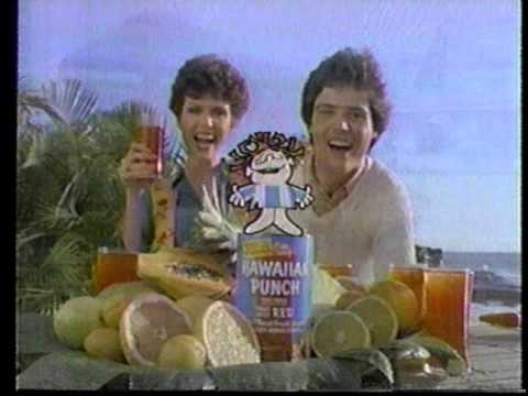 HAWAIIN PUNCH  DONNY  & MARIE COMMERCIAL 9 8 81