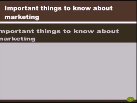 THINGS TO KNOW ABOUT MARKETING