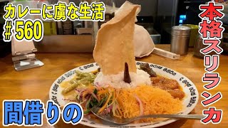 【飯田橋】の間借りカレー！超本格スリランカカレーのライオンロックさん！混ぜれば更に最高になる一皿にトリコ！【くわちゃんねる】カレーに虜な生活＃560