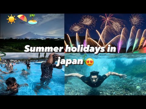 Dil bar kar holiday enjoy ki 🏝️☀️ #japan#summer#friends