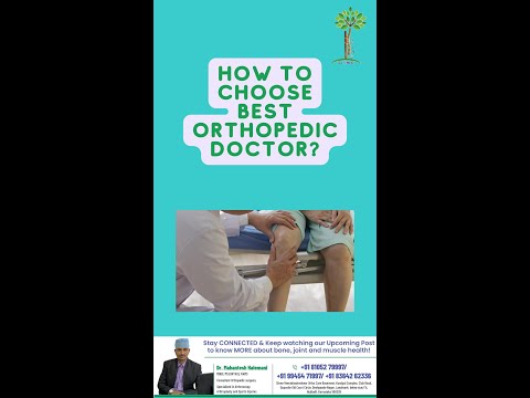 How to Choose Best Orthopedic Doctor in Hubli Dharwad? #hublinews #hublihealth #hublidoctor #ortho