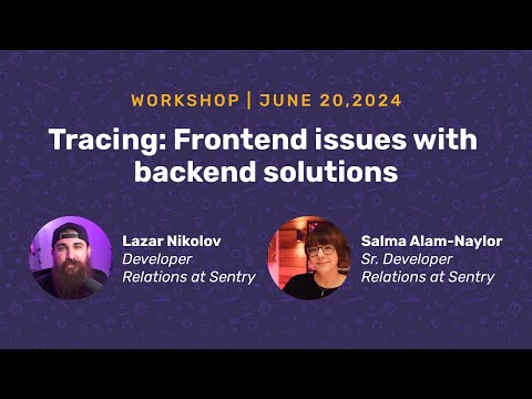 Tracing: Frontend issues with backend solutions