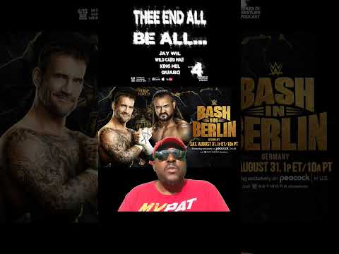 #WWE Bash in Berlin prediction w/ WCM. #cmpunk  vs #drewmcintyre  #Berlin #Germany #wrestling