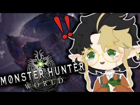 COMPLETE BEGINNER tries to play Monster Hunter World #mhw #vtuber #envtuber