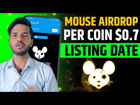 MOUSE AIRDROP PER COIN PRICE $0.7 | MOUSE AIRDROP LISTING DATE CONFROM TODAY | MOUSE AIRDROP UPDATE