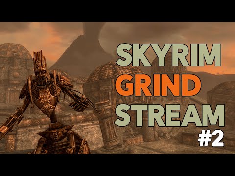 Skyrim Grind Stream #2 | CC and Map Painting