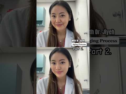 Aging Process explained by #drjiyeh ⭐️ Part 2! #agingprocess #aginginplace #antiaging  #agingwell