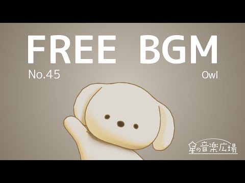 [Free BGM] [No.45 Owl] [Walking, stylish, floating feeling, cool, calming, moist]