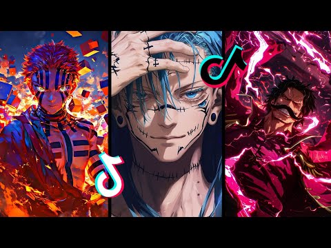 Anime Edit🍷Badass Anime🗿 Moments Tiktok compilation PART 100 in [4K]