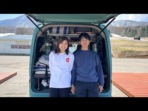 living in a van tour｜We are going all around Japan in a light car.