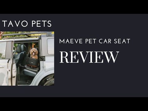 The Best Pet Travel Solution?: Maeve Pet Car Seat by Tavo Pets Reviewed | Destinationbabykids.com