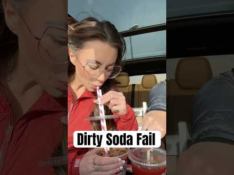 Dirty Soda did us dirty this time 🤣 #dirtysoda #trends #trending