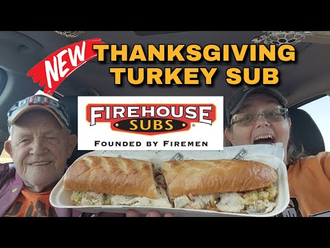 Firehouse Subs NEW Thanksgiving Turkey Sub Review #foodreview #honestfoodreviews #firehousesubs