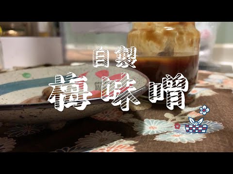 超簡單!自製梅子味噌~零失敗 開胃沾醬  沉浸式料理  Umeshu 梅味噌